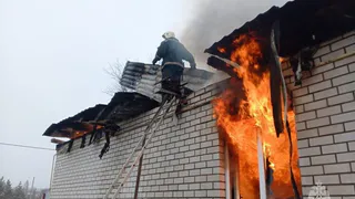 В результате пожара в Гусь-Хрустальном районе пострадал пенсионер