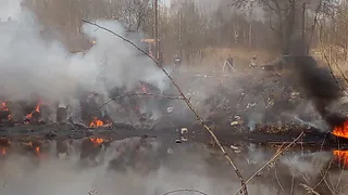 Привет экологии: в Турлатово вспыхнула свалка
