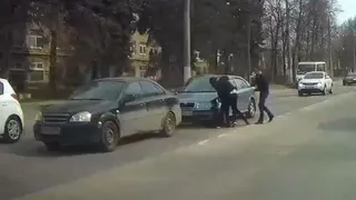 В Рязани 9 апреля произошла драка между автомобилистами