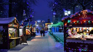 Во Владимире начала работать Рождественская ярмарка