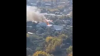 В центре Рязани вспыхнул частный дом: в МЧС сообщили, что пострадавших нет