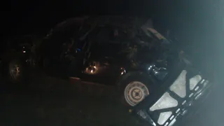 Под Рязанью "лада" улетела в кювет и перевернулась, водитель погиб