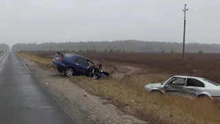 Под Жуковкой столкнулись две иномарки: пострадали 3 человека
