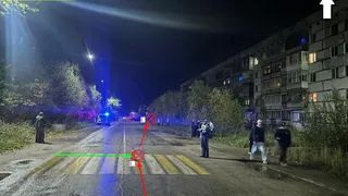 В Коми автомобиль Audi наехал на пешехода