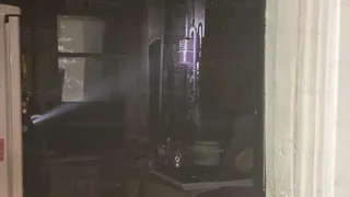 В Киржаче произошёл пожар в многоквартирном доме на улице Станционной