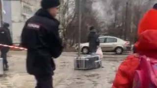 В Рязани 12 декабря перекрыли часть улицы из-за бесхозного ящика