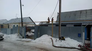 Хозяева ушли вовремя: в Кораблине сгорел жилой дом