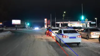 В одном из городов Коми в аварии женщина ушибла челюсть