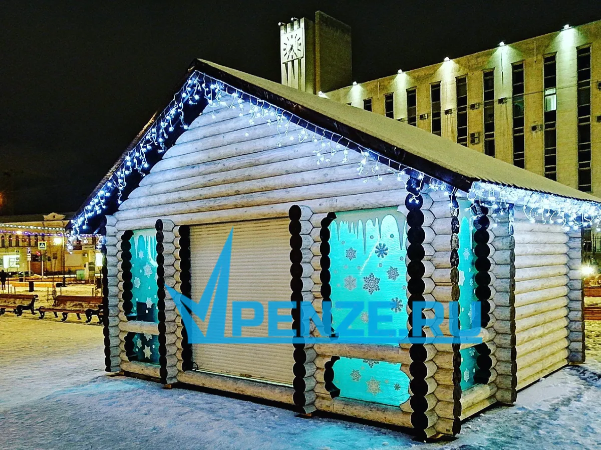 29 ноября в Пензе приступят к монтажу Домика Деда Мороза