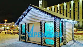 29 ноября в Пензе приступят к монтажу Домика Деда Мороза