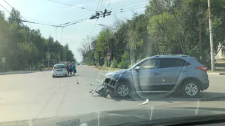 ДТП на Крупской: ученик на "калине" врезался в иномарку