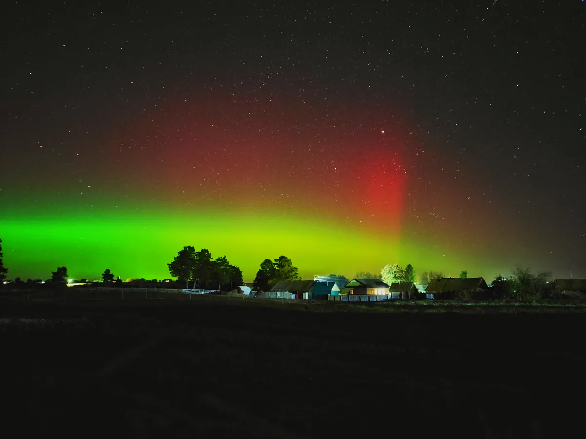 Татарстанцы стали свидетелями полярного сияния