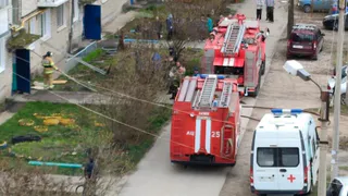 На пожаре в Касимове 25 апреля пострадали двое мужчин