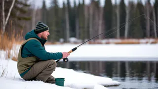 1 приманка "разбудит" рыбу в холодной воде - работает даже при сильном течении и на дне