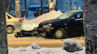 В столице Коми произошло тройное ДТП