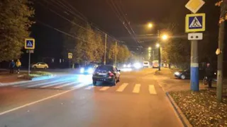 На улице Ульянова в Брянске водитель иномарки сбил женщину на «зебре»