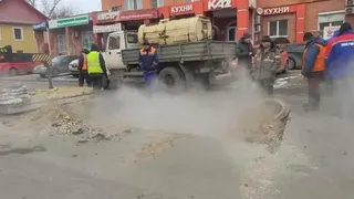 Крупную аварию на теплотрассе на улице Грибоедова в Рязани устранили 11 февраля 2023