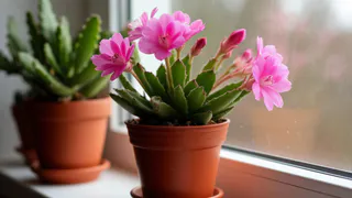 Подкармливаю декабрист в октябре 1 средством для пышного цветения: зимой куст каждый день выстреливает по новому бутону 