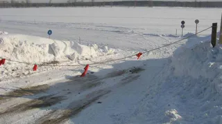 В Рязанской области закрыли ледовые переправы