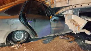 Под Магнитогорском в ДТП погибли два человека в "Гранте", которая была угнана