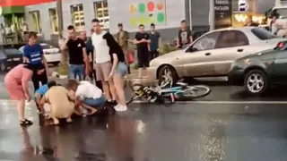 ДТП на Михайловском: мотоциклист, сбивший ребенка, был пьян