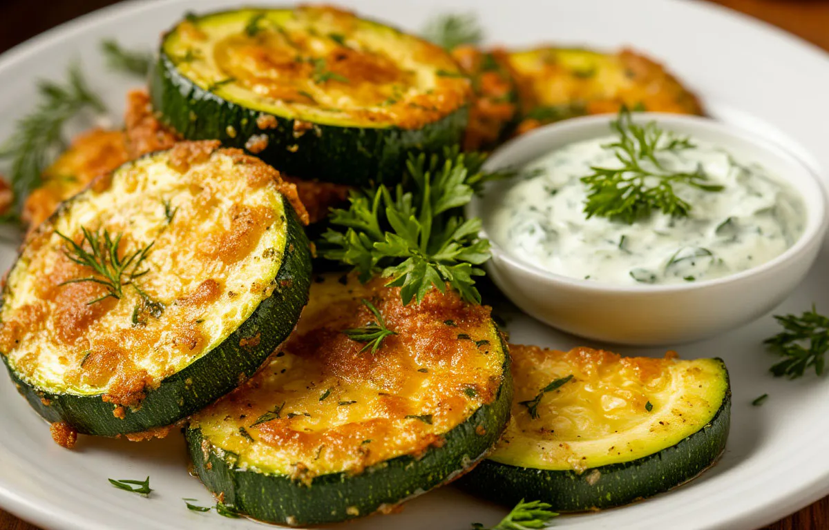 Жареные кабачки с огуречным соусом: забудете о майонезе после первой ложки — это настоящий хит лета