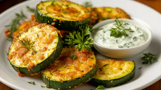 Жареные кабачки с огуречным соусом: забудете о майонезе после первой ложки — это настоящий хит лета