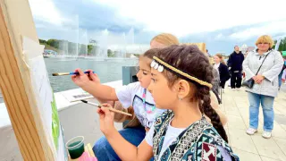 "Рад, что такой проект живет и развивается!": Олег Николаев оценил "Творческий бульвар" на юбилее Чебоксар