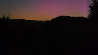 В Рязанской области запечатлели полярное сияние