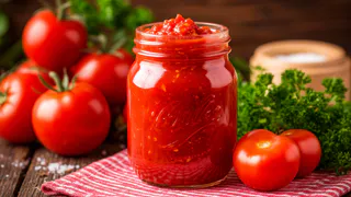 Шикарный соус, который я закрываю на зиму по 30 банок. Вкуснее любого кетчупа - делюсь рецептом