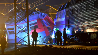 На западе Москвы произошло лобовое столкновение поездов