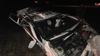 На трассе под Рязанью "лада гранта" улетела в кювет: водитель погиб