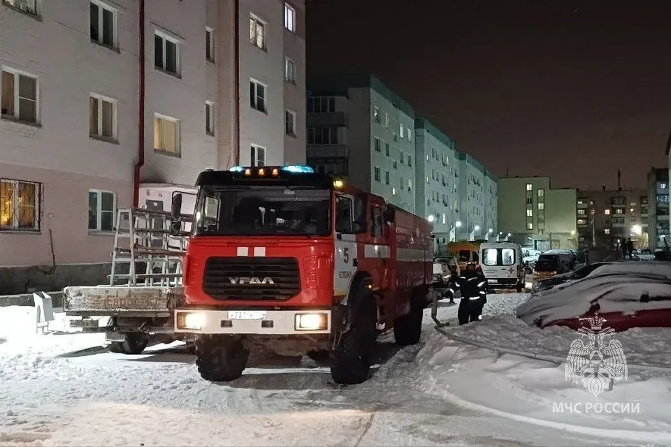 Женщина получила ожоги в пожаре в Челябинске