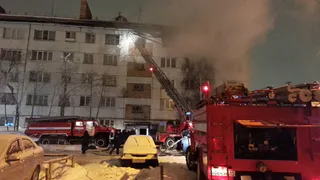 Ночью в Скопине сгорела квартира в пятиэтажке