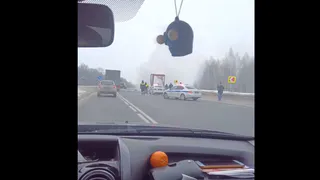 На трассе М5 на ходу загорелся грузовик