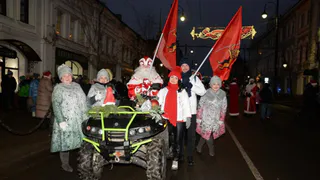 Владимирские артисты выступили на празднике Дедов Морозов в Рыбинске