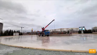 В парке «Нефтехимиков» в Нижнекамске обустроят необычный каток