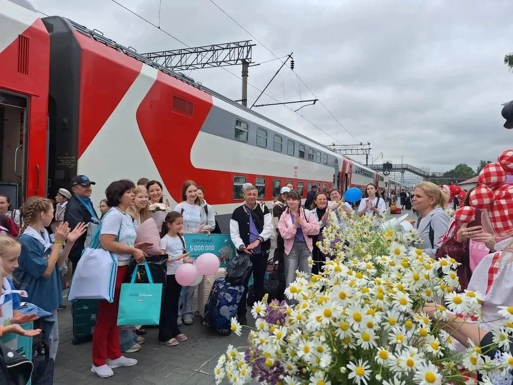 Поезд с победителями всероссийского конкурса «Это у нас семейное» прибыл в Удмуртию