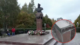 Без рук и без желания: как отремонтировали памятник генералу Скобелеву в Рязани