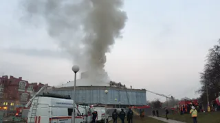 СРОЧНО: В Рязани горит цирк!