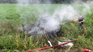 В Шацком районе в ДТП с загоревшейся машиной пострадали три человека
