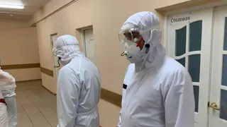 "Корона" в районах: Греков и Хубезов проинспектировали ковидные госпитали