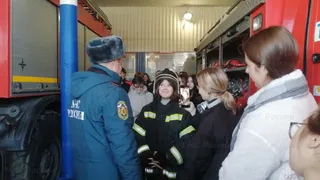 В Вязниках пожарно-спасательная часть продолжает “Дни открытых дверей”