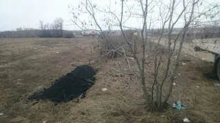 В Путятинском районе нашлась куча лишнего асфальта.