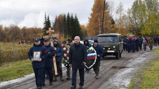 В Коми проводили в последний путь погибшего участника СВО