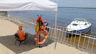 На пляжах в Чебоксарах усилили меры безопасности