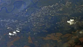 Космонавт Иван Вагнер опубликовал фотографию Рязани из космоса