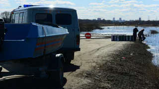 В Шацком районе из-за половодья закрыли движение по понтонному мосту