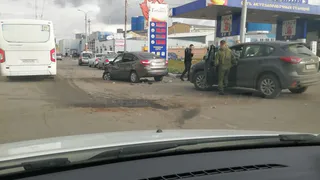 Три сразу: на улице Чкалова произошло серьезное ДТП