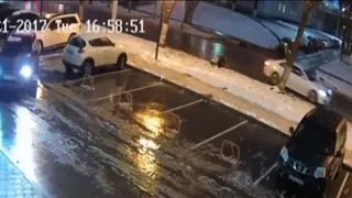 Момент смертельного ДТП на улице Есенина в Рязани попал на видео